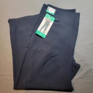 Kirkland Signature XL Ladies Ankle Pants Navy Blue Inseam 26.5" New With Tags